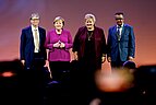 Gates, Merkel, Solberg and Tedros